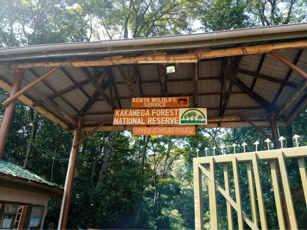 Kakamega Forest National Reserve - gate
