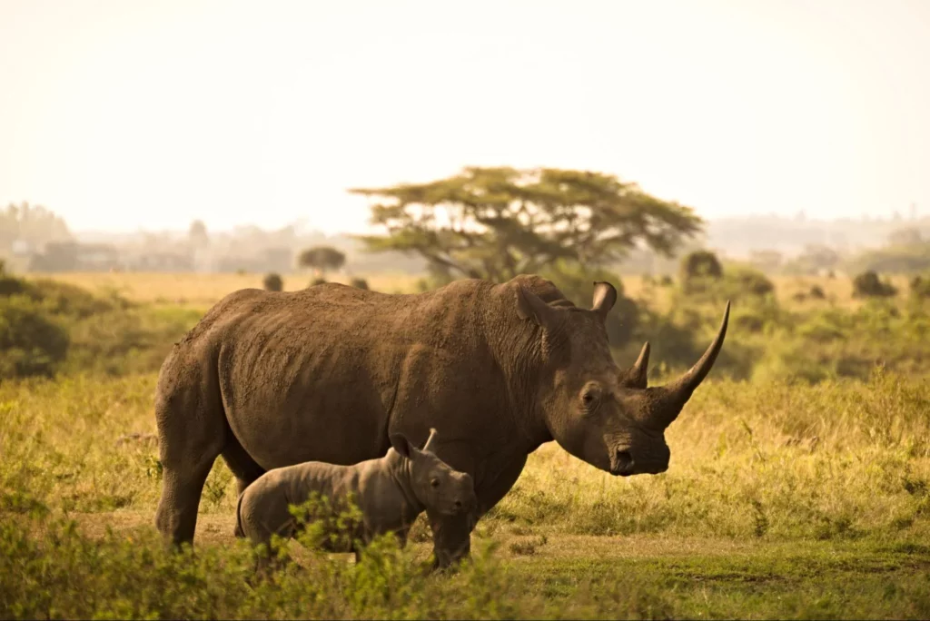 Rhino at Nairobi National park