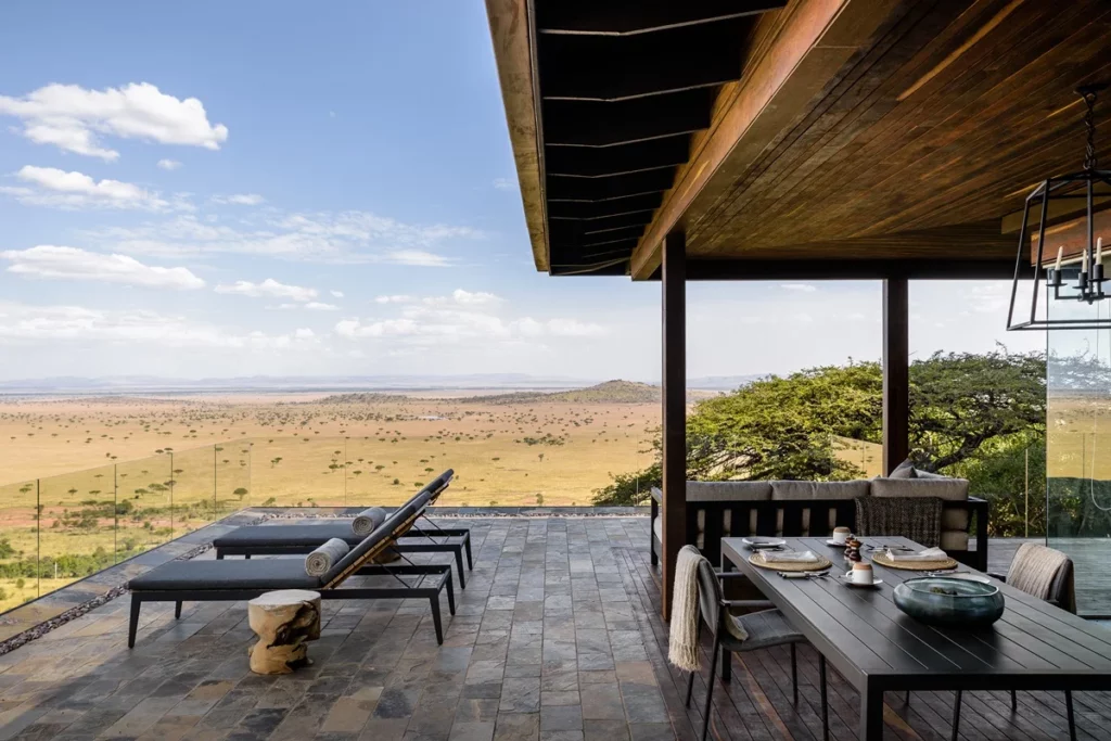 A luxury accommodation in Serengeti