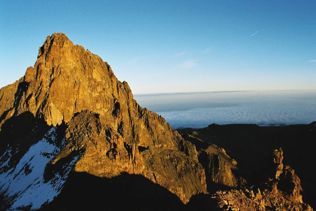 Mount Kenya view - great peak view