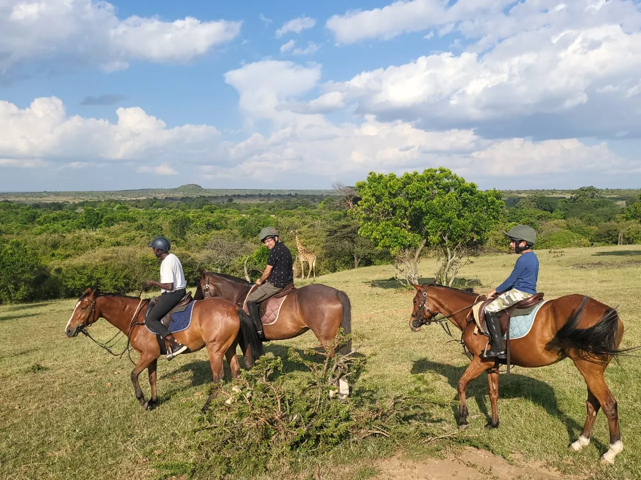 Horse ride at Masai Mara