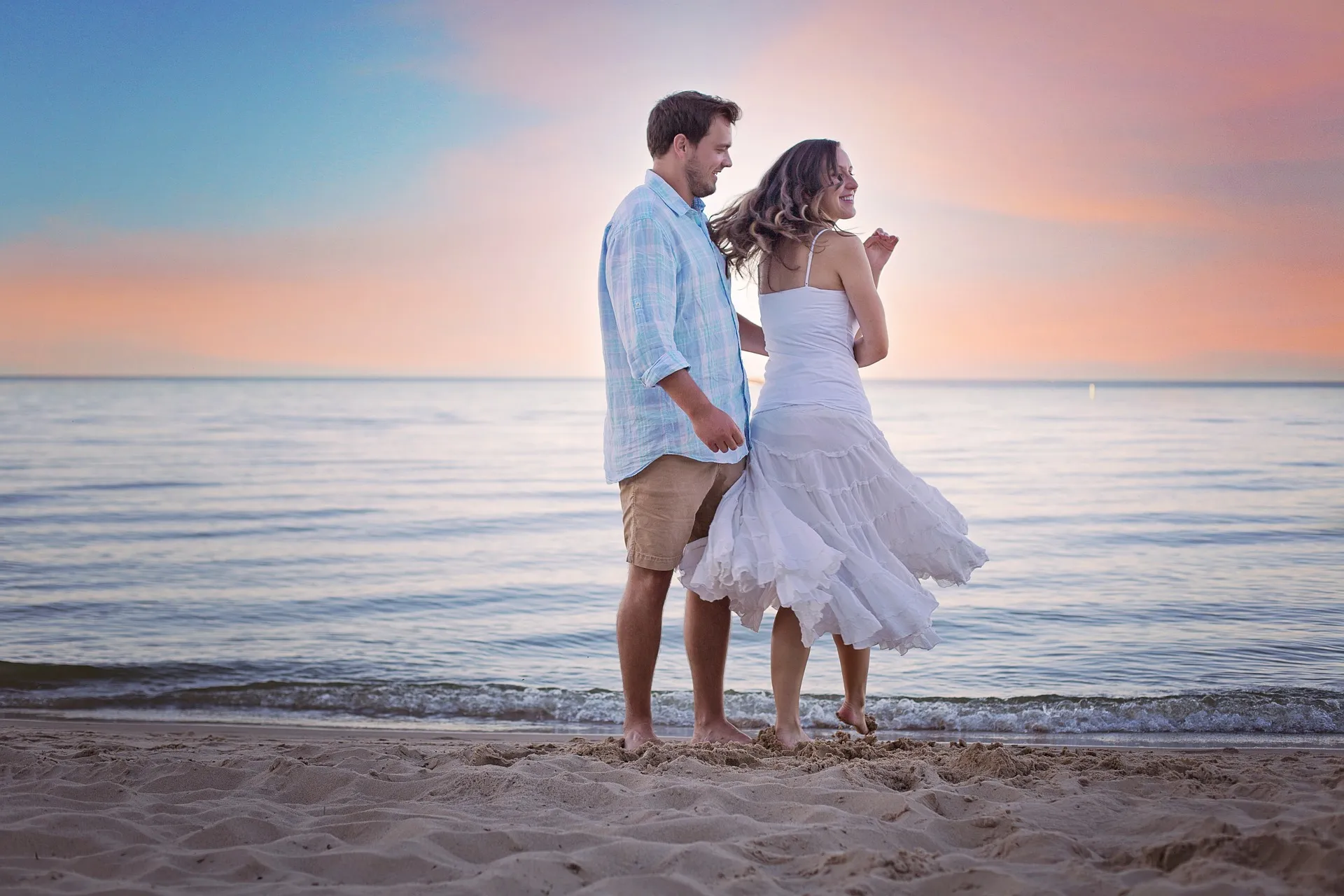 beach romance in kenya