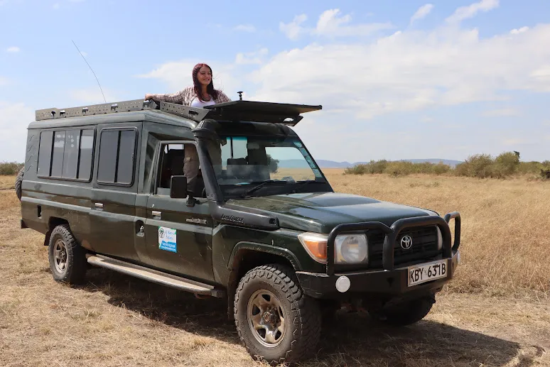 tourist circuits in Kenya - safari land cruiser