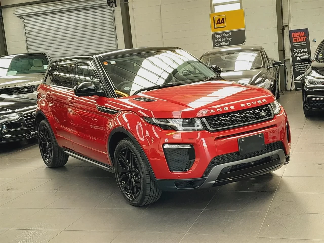 Range Rover Evoque for hire in Kenya