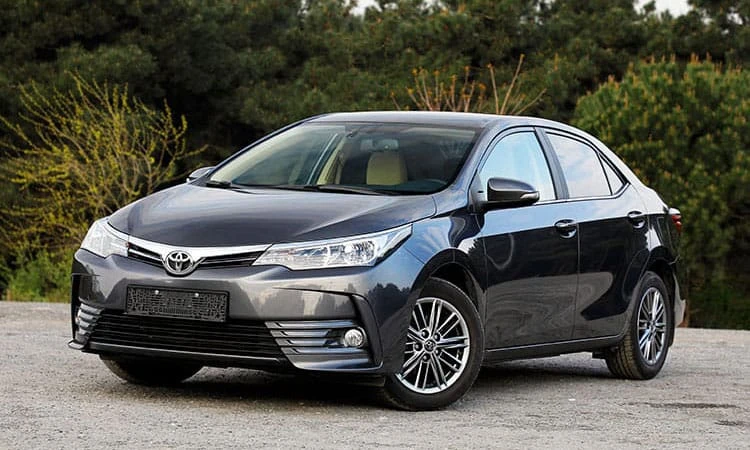 Toyota Corolla Chauffered car hire