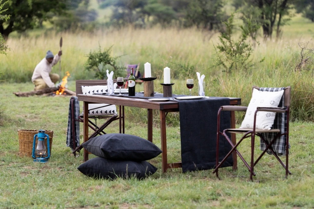 Ndutu Luxury Camp - dinner