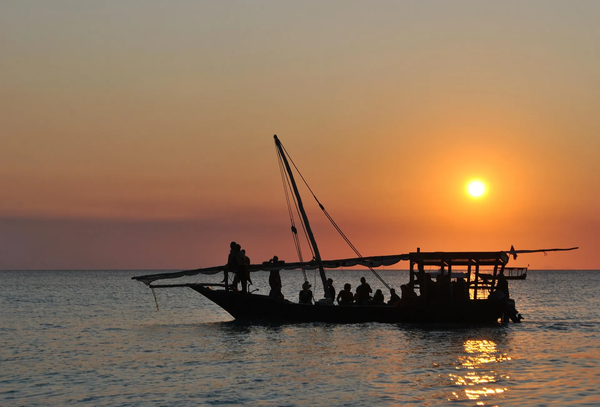 Boat ride at Zanzibar Beach