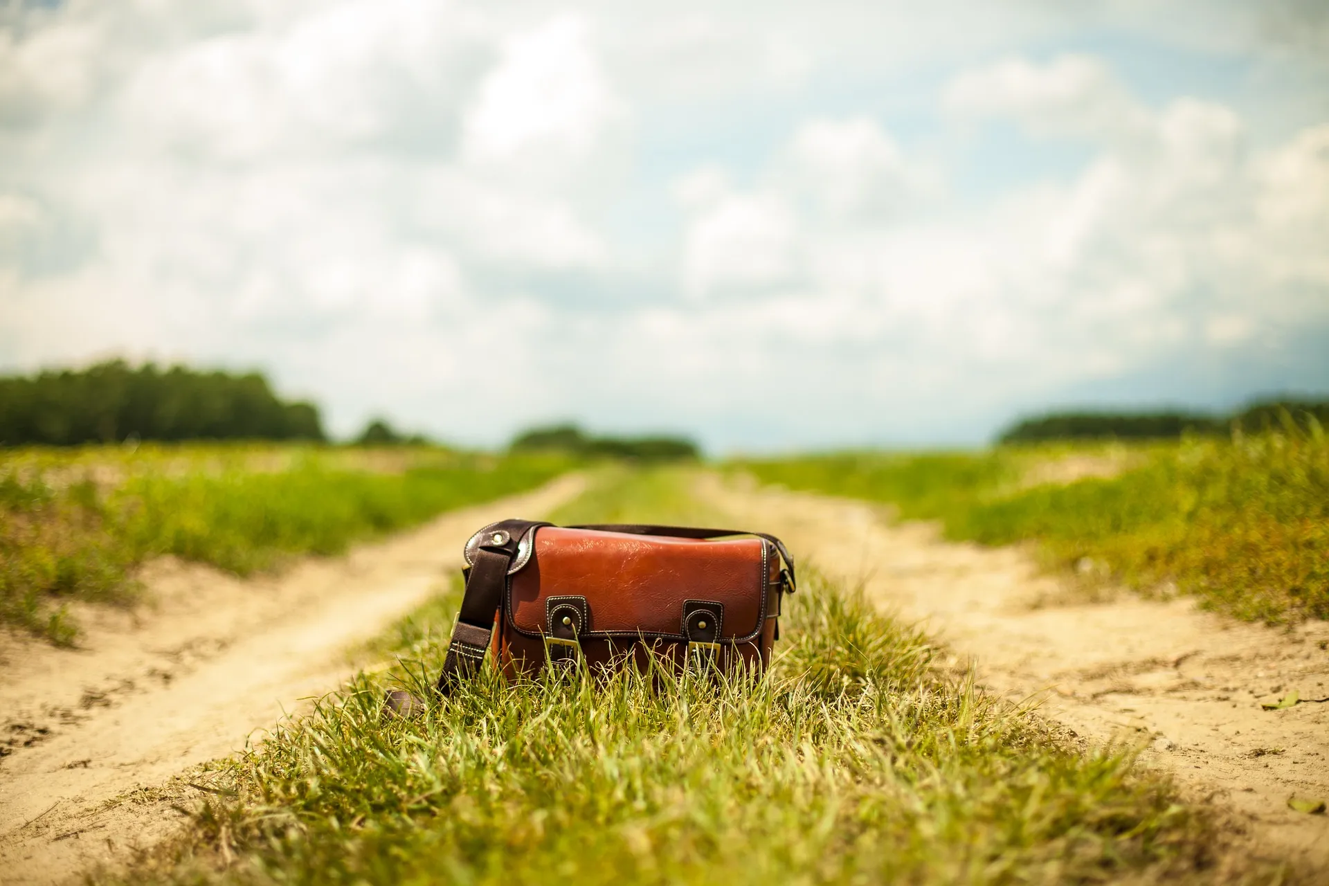 leather bag for safari