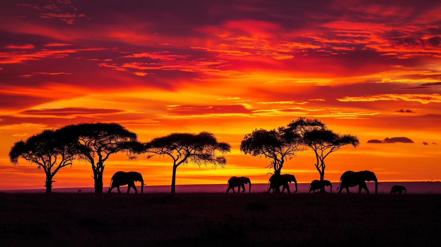 Night view of Kenya’s Mara