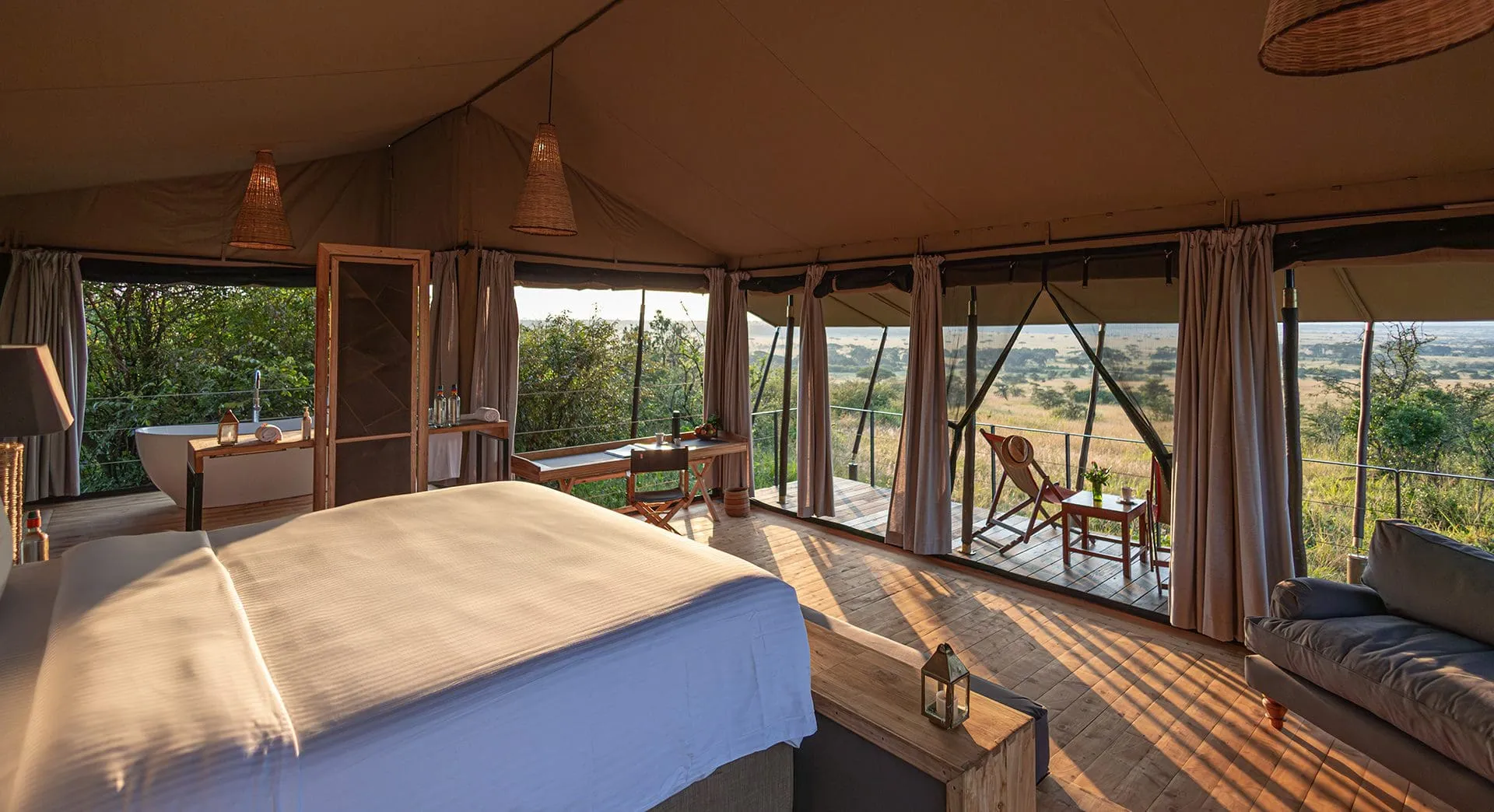 Luxury accommodation at Masai Mara