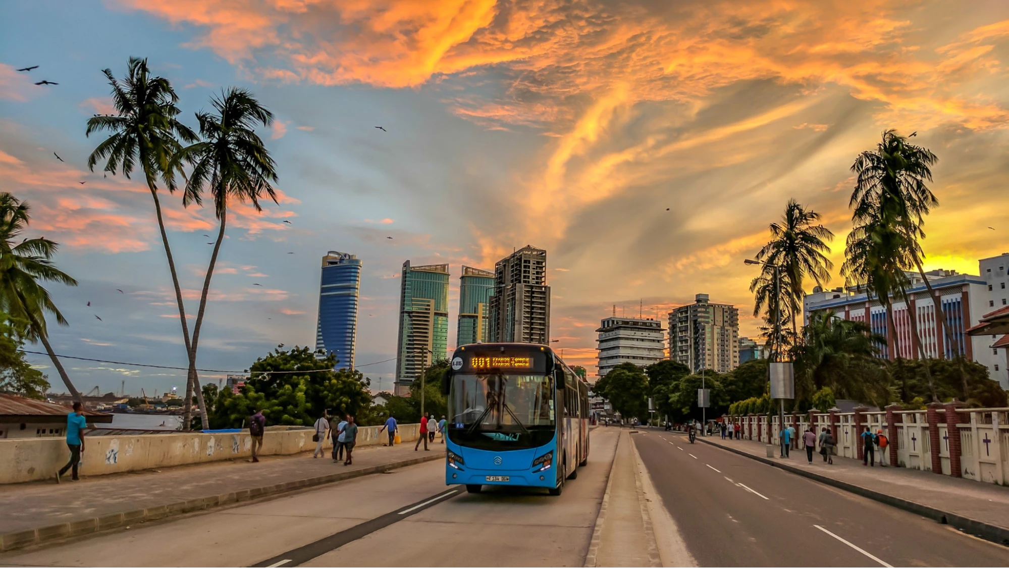 The city of Dar es salaam view