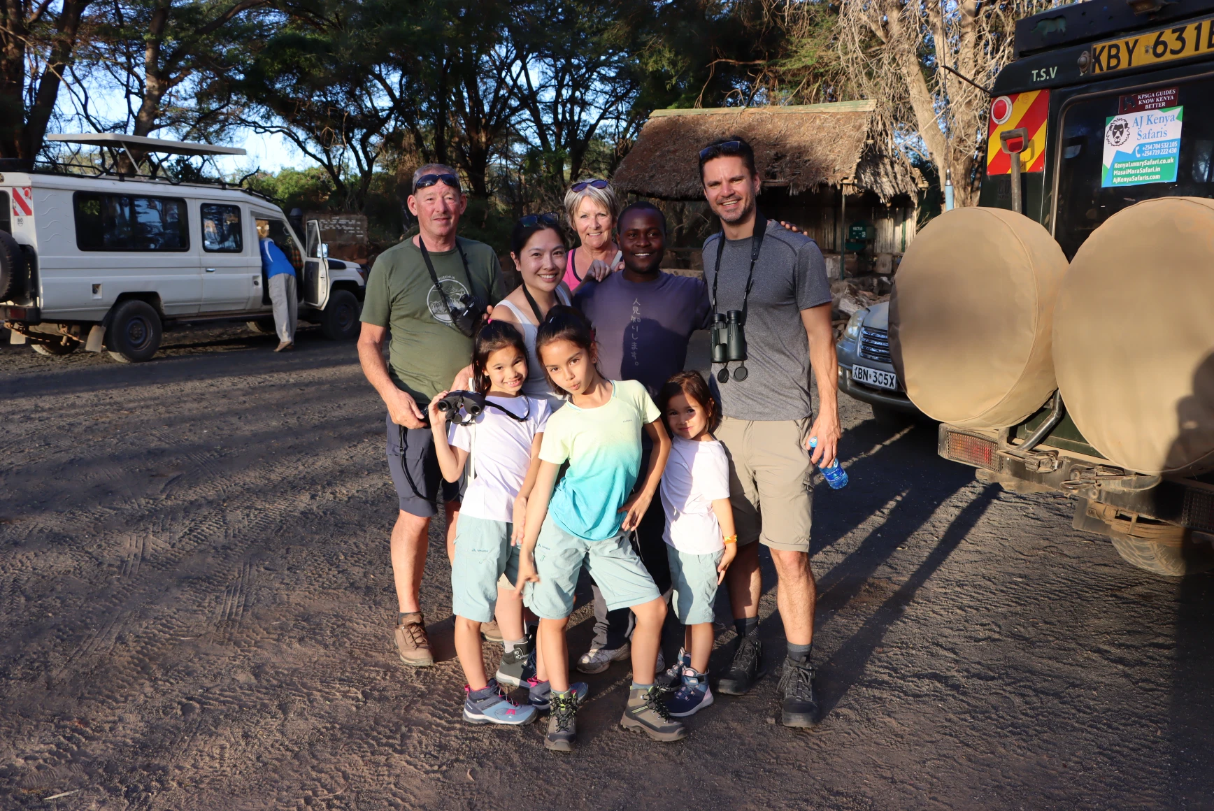 Our guests on a Kenya Safari Tour